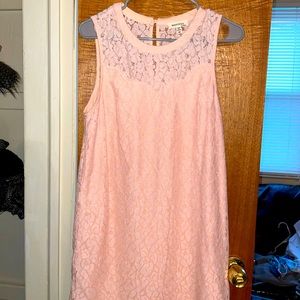 Pink Lace Party Dress